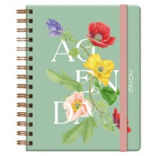 AGENDA 2026 BOTANICAL ESPIRAL SEMANA VISTA 15 X 21 CM. ROMANTIC DOHE 13266 - 26 (Espera 4 dias)